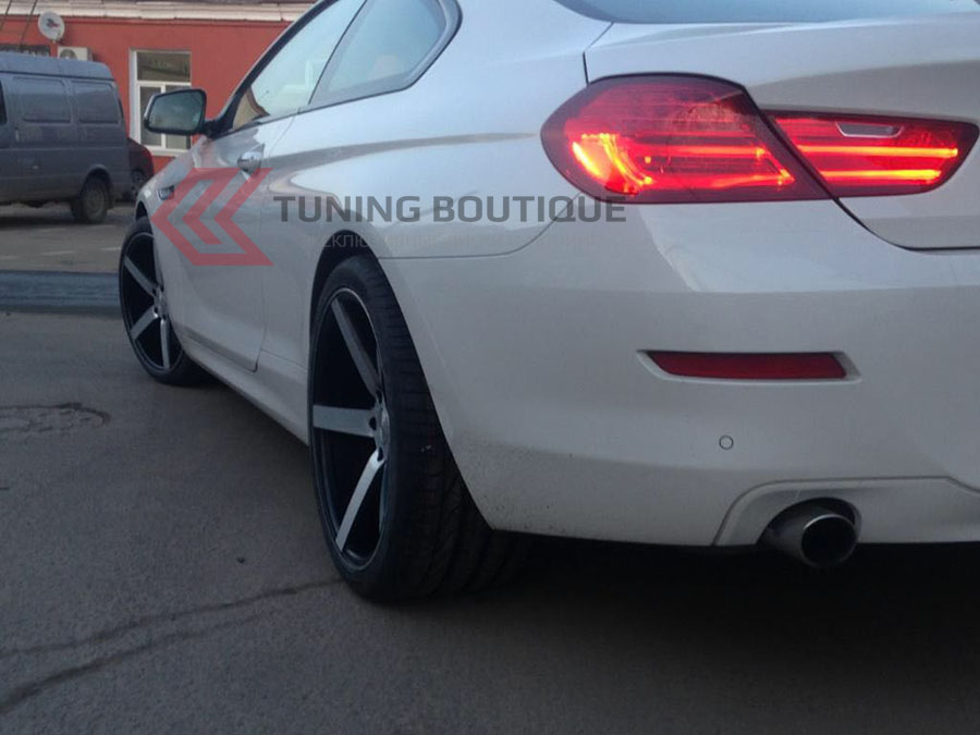 BMW 6 Series на 20" дисках Vossen CV3 Black Machined фото 2
